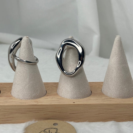✨ Bague Mykonos Argentée – Élégance et Raffinement Méditerranéen 🌊