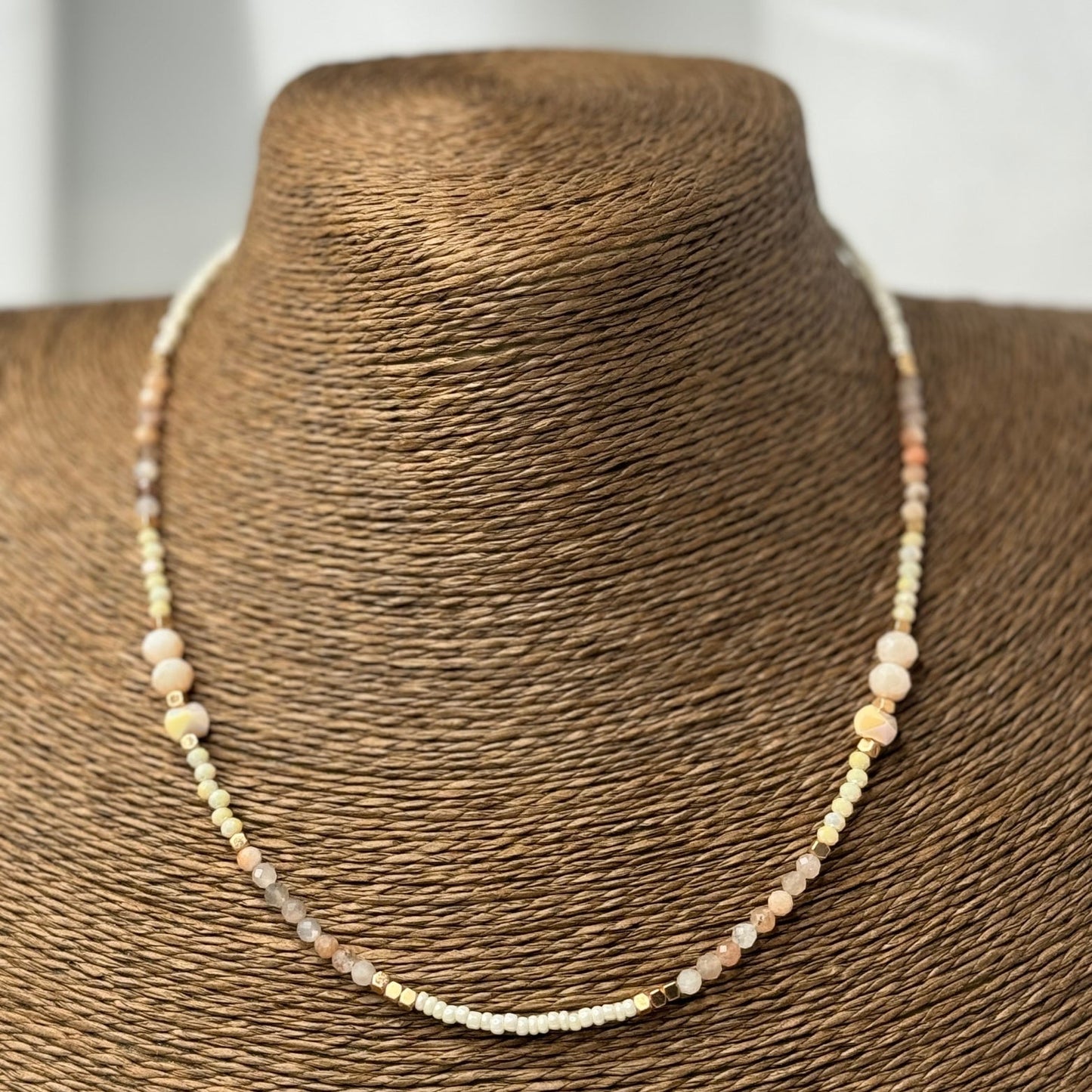 🌸 Collier El Nido Blanc 🌿💫