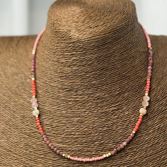 🌸 Collier El Nido Rose🌷💫