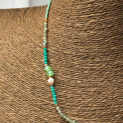 🌸 Collier El Nido Bleu 🌊💫