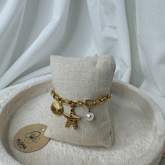 ✨Bracelet charmes étoile doré✨