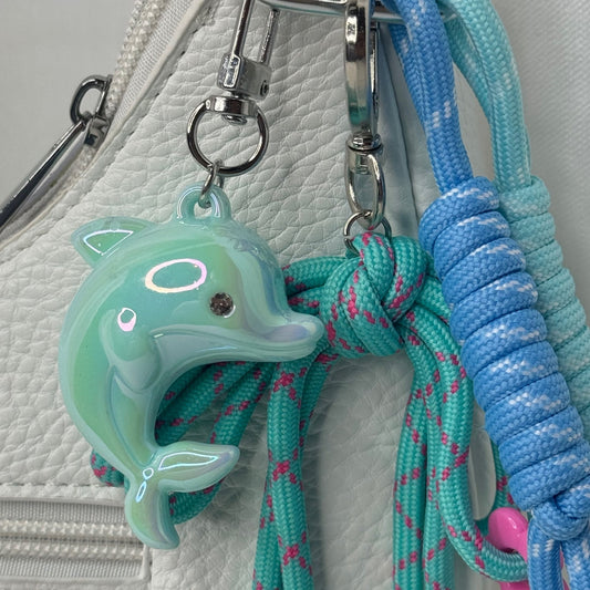 🌊 Grigri de sac – Dauphin bleu Aloha 🐬💙