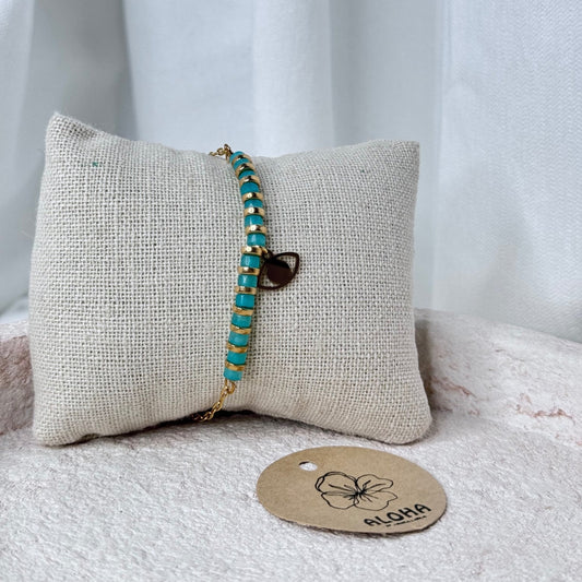 👁️ Chevillère Fidji Yeux Turquoise 💙✨