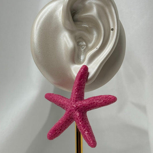 Boucles étoile rose foncé ⭐️