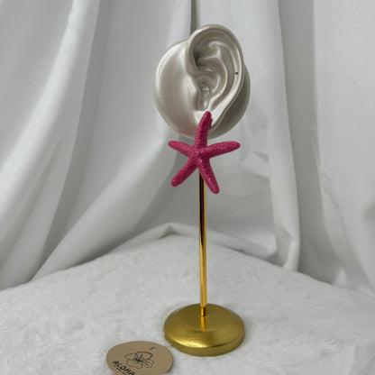Boucles étoile rose foncé ⭐️
