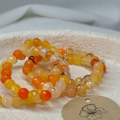 📿Bracelet pole pole orange📿