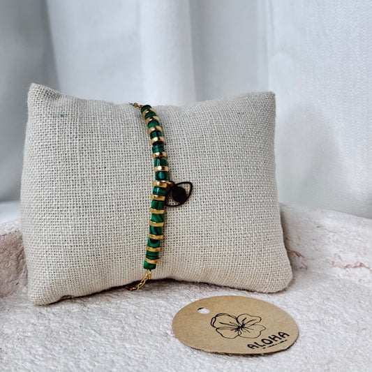 🌿 Chevillère Fidji Eyes Vert Foncé 👁️💫