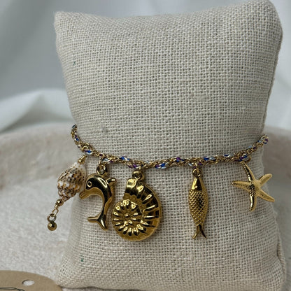 🌊 Bracelet Asante Bleu – Élégance océanique & vibes sereines 💙