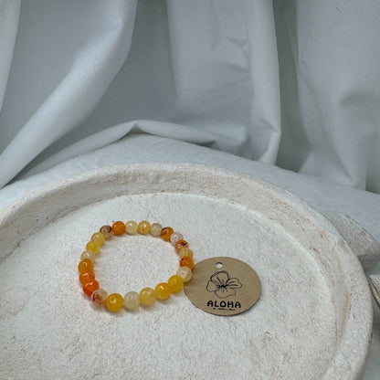 📿Bracelet pole pole orange📿