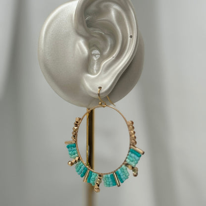 Boucle kiwengwa turquoise ✨