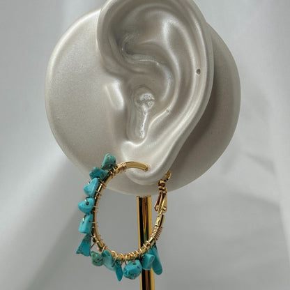 Boucle stone town turquoise ❣️