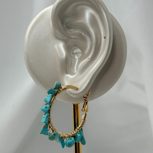 Boucle stone town turquoise ❣️