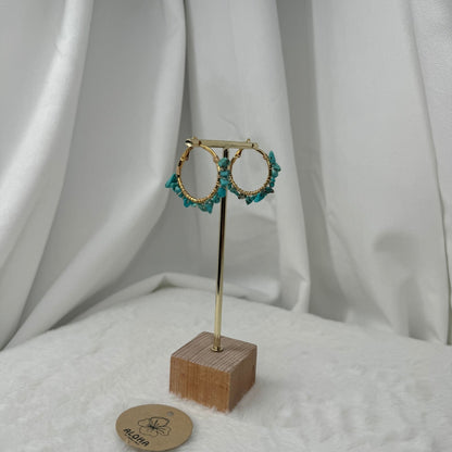 Boucle stone town turquoise ❣️