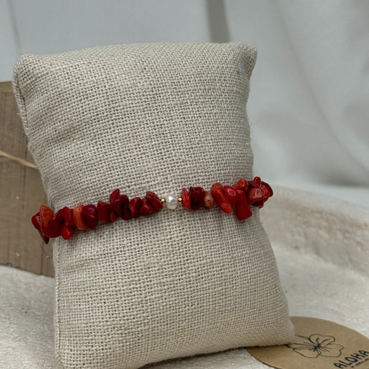Bracelet hakuna matata rouge❤️