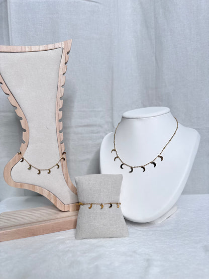 Collier Lune Dorée ✨