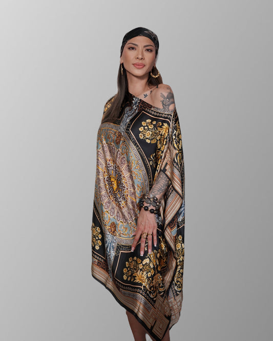 Robe Chiang Maï – Noire & Bohème Chic 🖤🌿