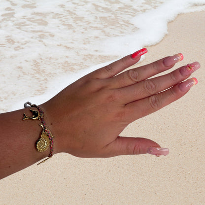 🌸 Bracelet Asante Rose – Douceur florale & vibes romantiques 🌷