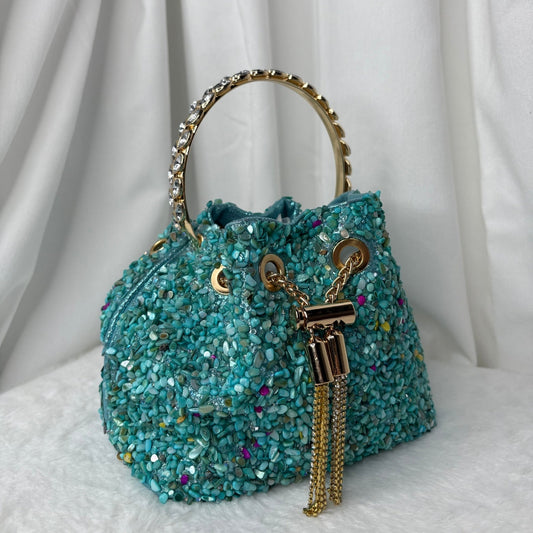 👜 Sac Rio turquoise  ✨