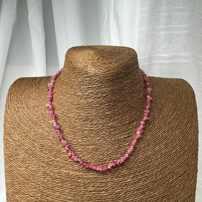 💖 Collier Massaï Rose – Pierre naturelle & élégance intemporelle 🌟✨