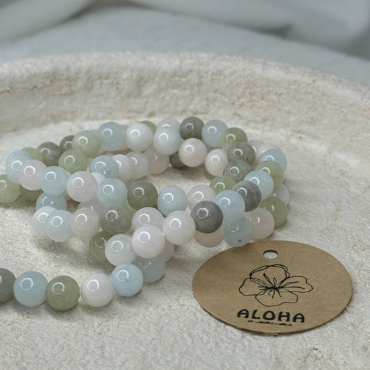 📿Bracelet pole pole vert d'eau📿