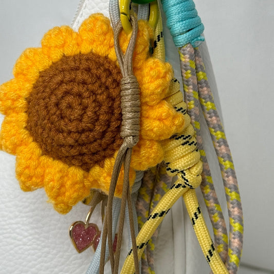 🌻 Grigri de sac – Tournesol en peluche Aloha ☀️🧸