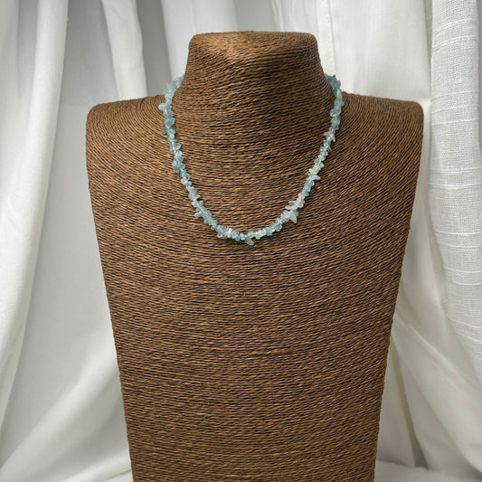 💙 Collier Massaï Bleu Clair – Douceur, élégance & pierres naturelles 🌸💎