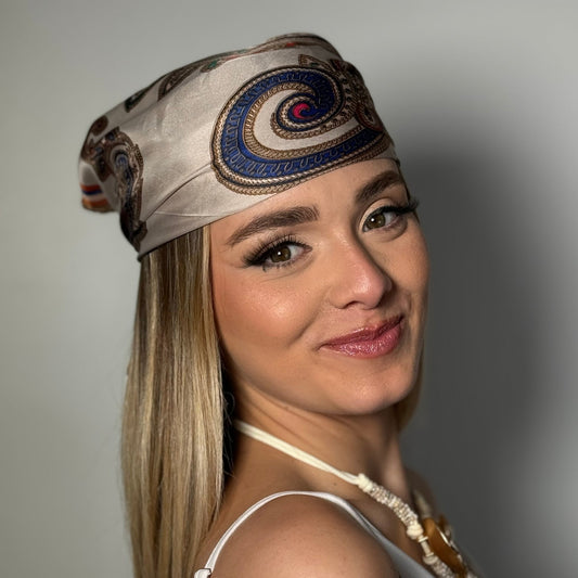 Foulard Bandana Doré– Aloha 🍊