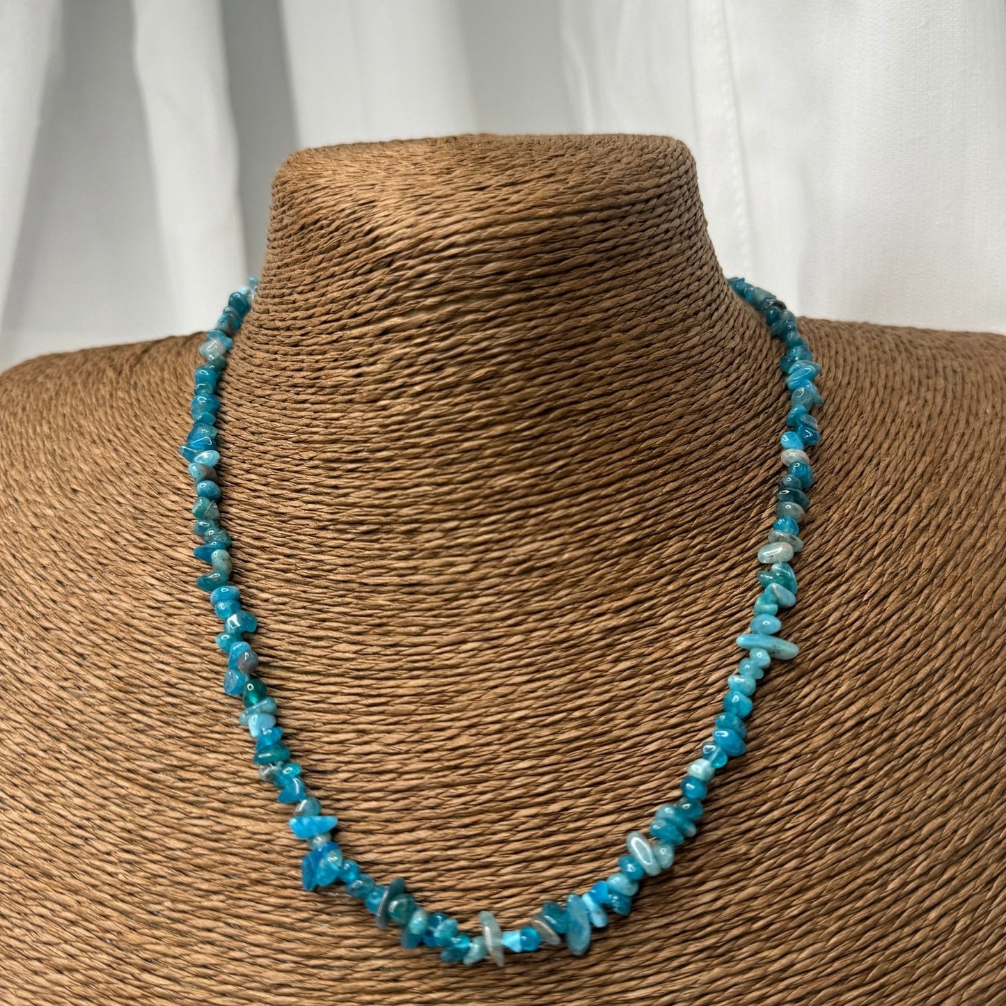 🌌 Collier Massaï Bleu Foncé – Élégance profonde & pierres naturelles 💫🔮