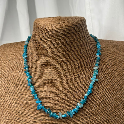 🌌 Collier Massaï Bleu Foncé – Élégance profonde & pierres naturelles 💫🔮