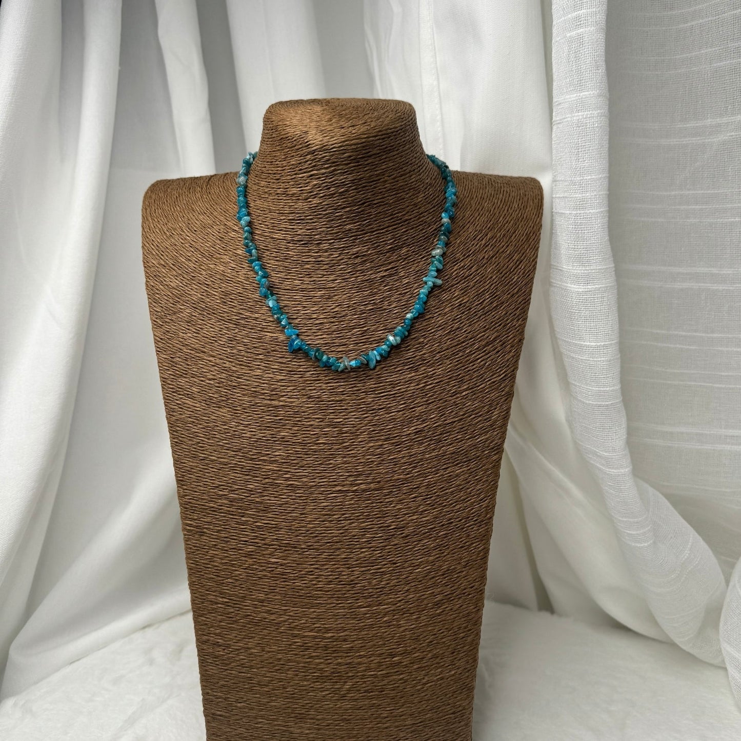 🌌 Collier Massaï Bleu Foncé – Élégance profonde & pierres naturelles 💫🔮