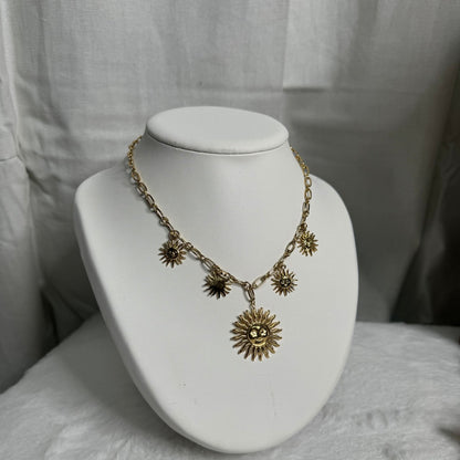 ☀️ Collier soleil – doré ☀️