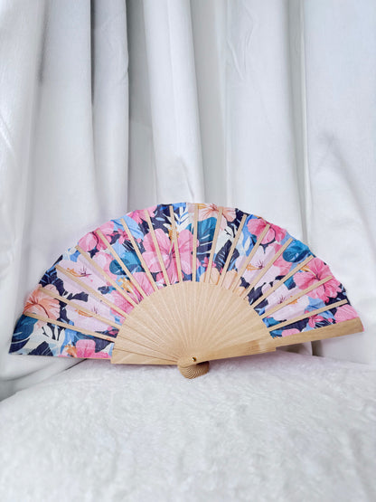 🌸 Éventail Fleurs Rose – Fraîcheur romantique & vibes fleuries ✨🎀
