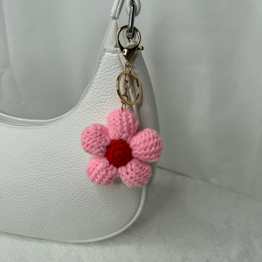 🌸 Grigri de sac – Fleur en peluche Aloha 🌼🧸
