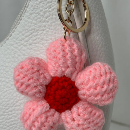 🌸 Grigri de sac – Fleur en peluche Aloha 🌼🧸