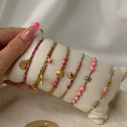 🌸 Set Bracelet Rose – Douceur, love & vibes estivales 💕