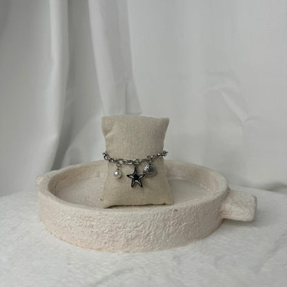 ✨Bracelet charmes étoile argenté✨
