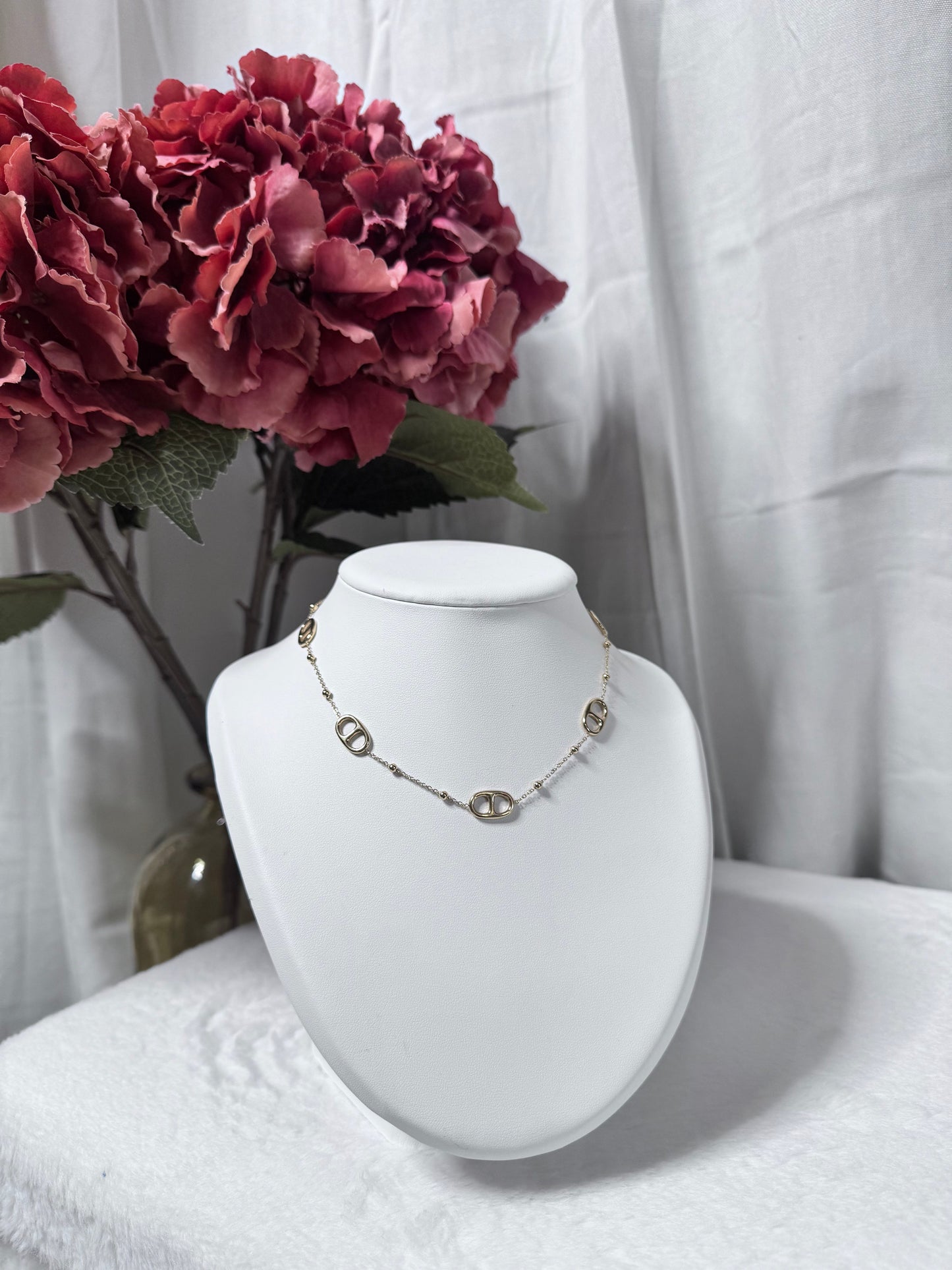 ✨Collier maille dorée✨