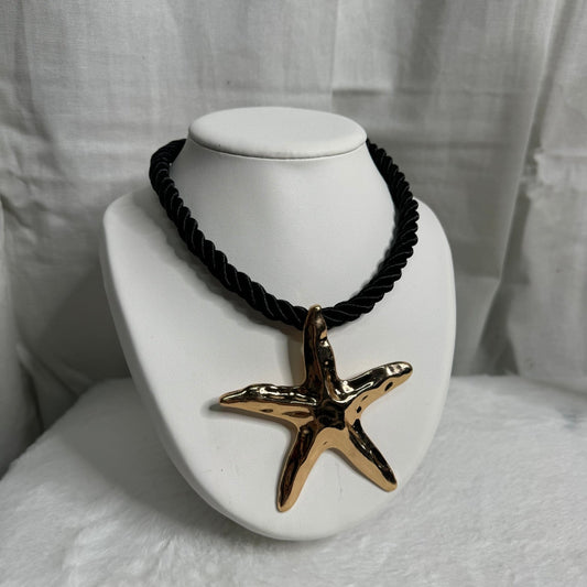 🌴 Collier Bahamas – noir 🐚✨