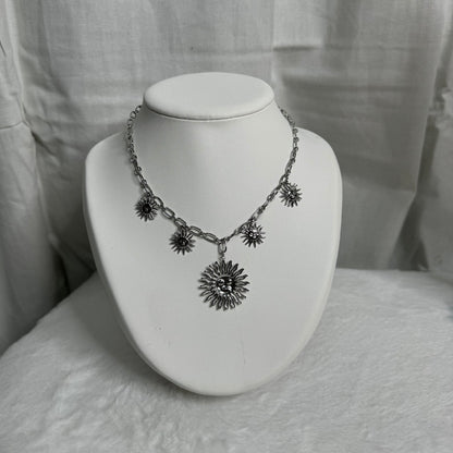 ☀️ Collier soleil – argenté ☀️