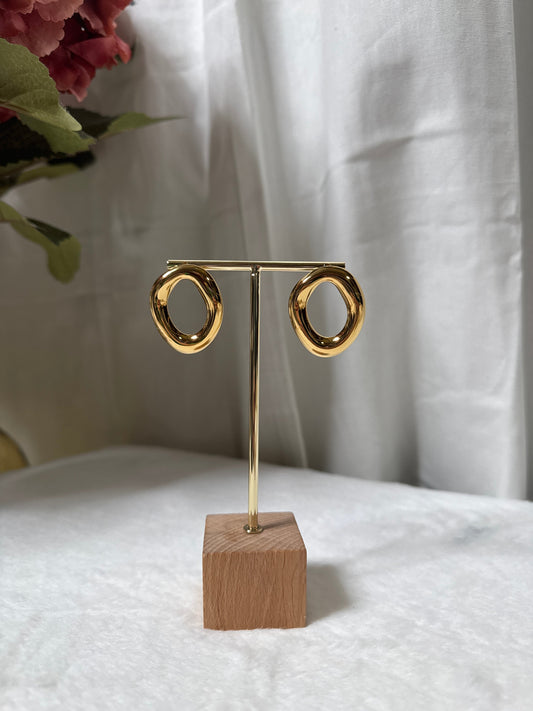 Boucles d’oreilles myconos- dorée