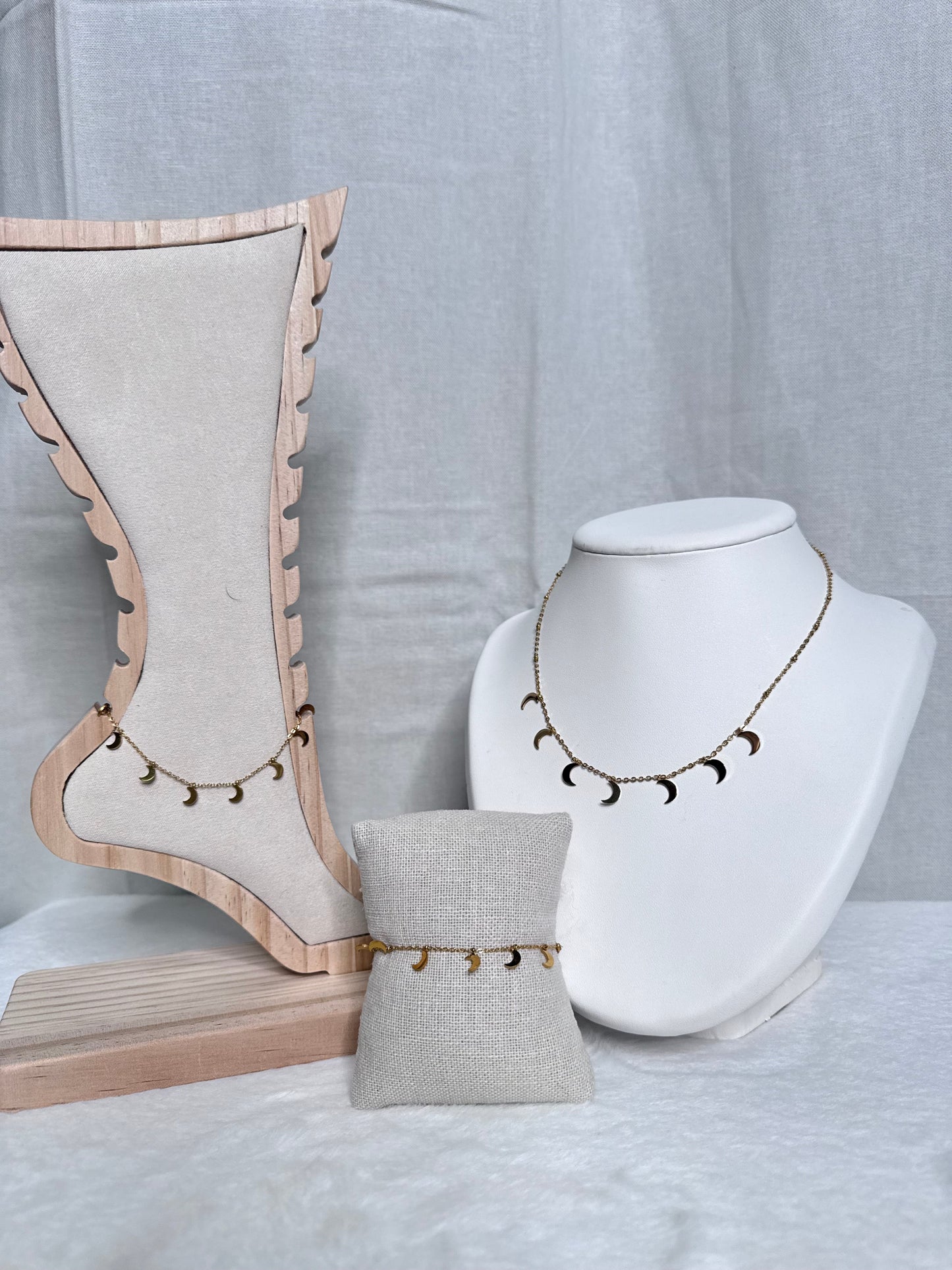 Collier Lune Dorée ✨