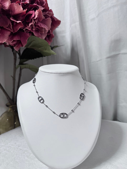 Collier Maille argenté