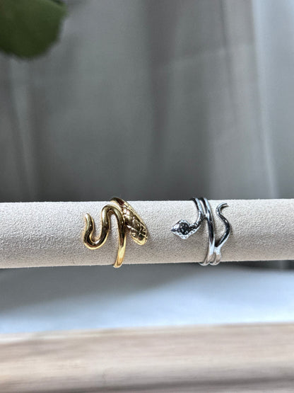 ✨Bague Serpent – Argentée✨