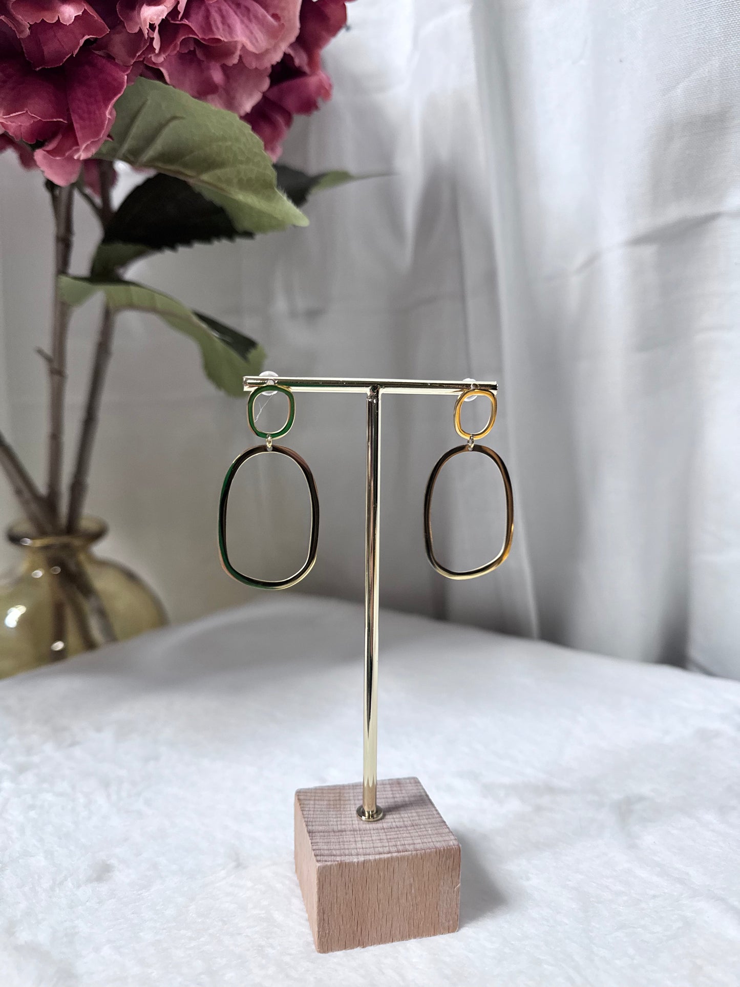 ✨boucles d’oreilles hera-dorée✨